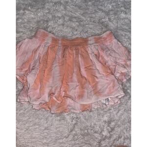 Kiwi & Punch Women’s Sz. S Peach Blended Ruffle Crop Design Blouse. Pretty